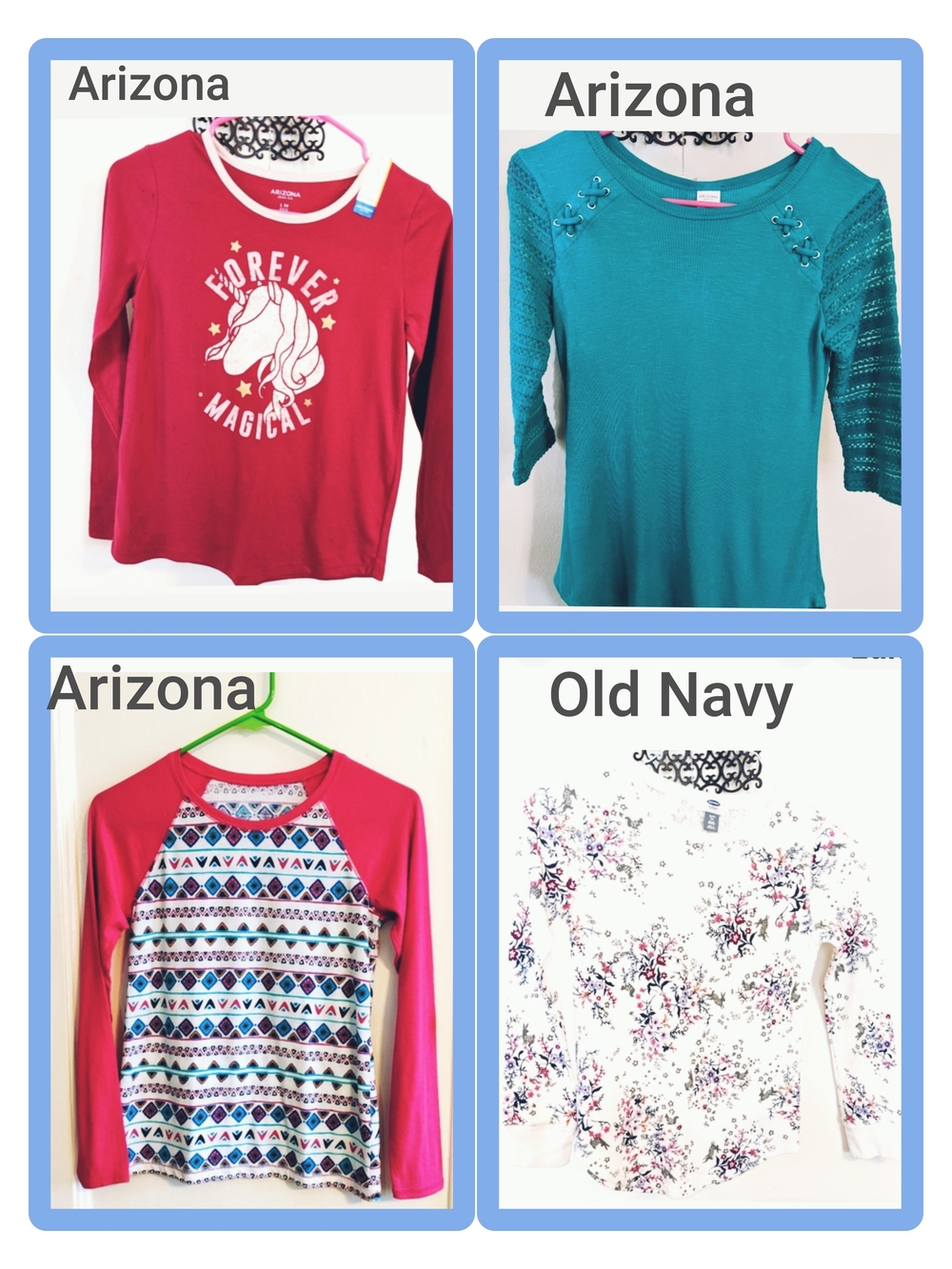 Four Long-Sleeve Tops